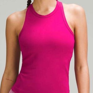 Lululemon Align Waist-Length Racerback Tank Top, Wild Berry size 8